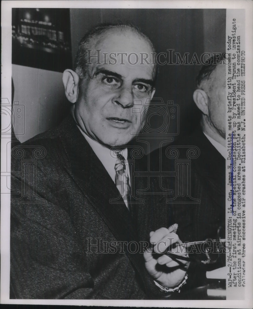 1952 Wash.D.C> Lt Gen James Doolittle, aviation commission-Historic Images