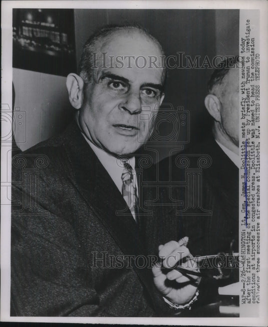 1952 Wash.D.C> Lt Gen James Doolittle, aviation commission-Historic Images