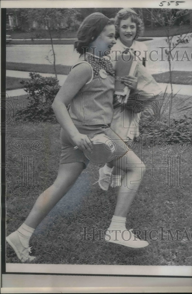 1966 Press Photo Dianne Stafford Daughter Of Gemini Pilot Thomas Stafford - Historic Images