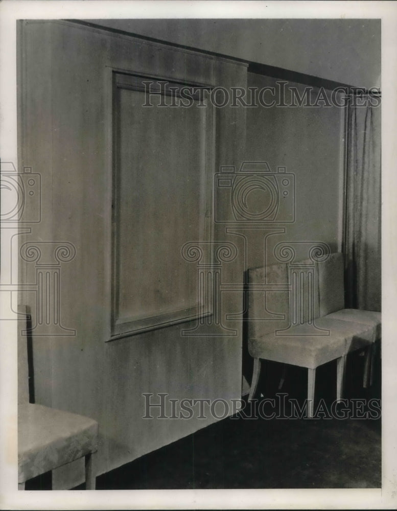 1940 Press Photo Dining room designed by Paul Bry - Historic Images