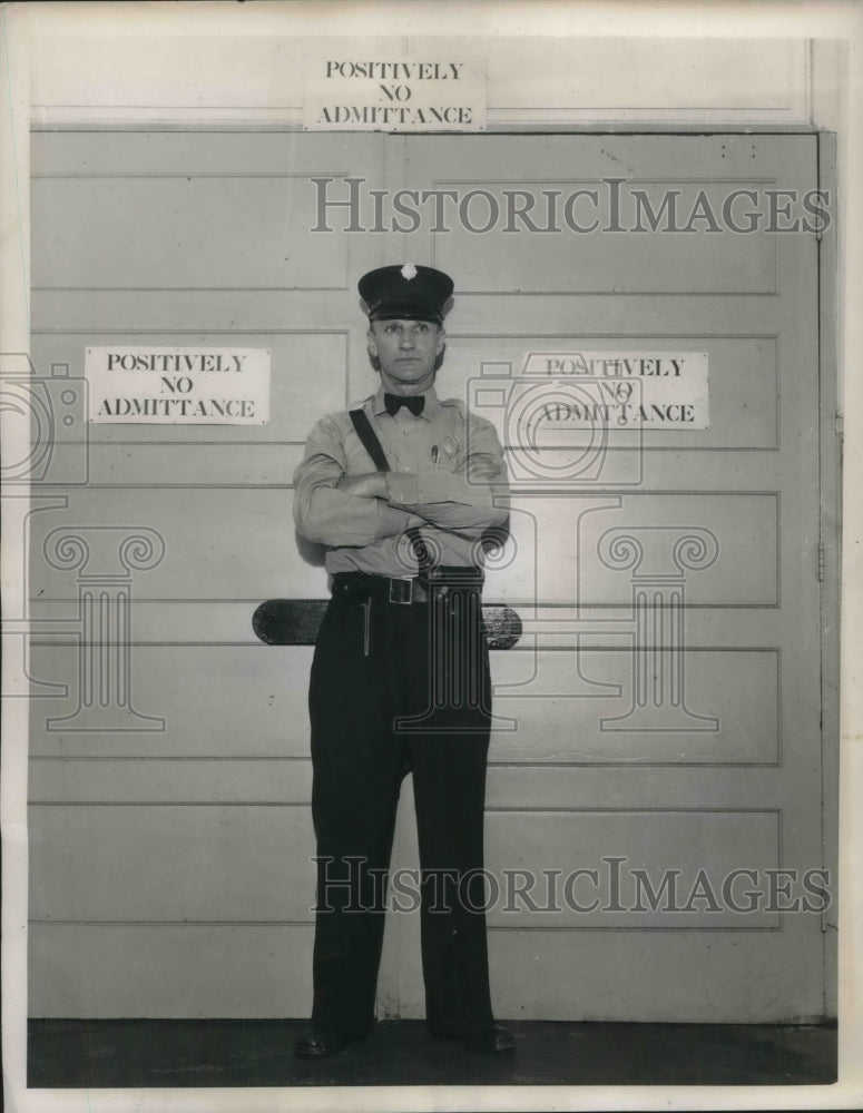 1940 Policeman Roy Gibson Rock Island Arsenal-Historic Images