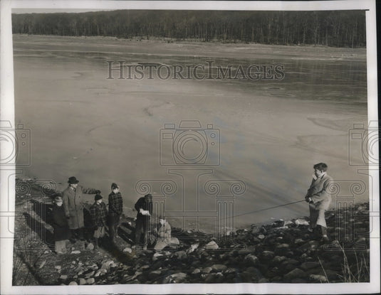 1930 Press Photo Carteret School in W Orange,NJ physics students - Historic Images