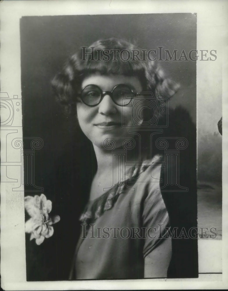 1929 Press Photo Mrs. Chas King of Hamilton-Historic Images