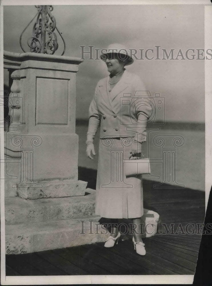 1933 Press Photo Mrs. Charles F. Kettering, wife of General Motors Executive-Historic Images