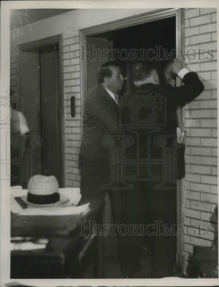 1934 Press Photo Elevator on 5th Floor where Prisoner stepped out - Historic Images