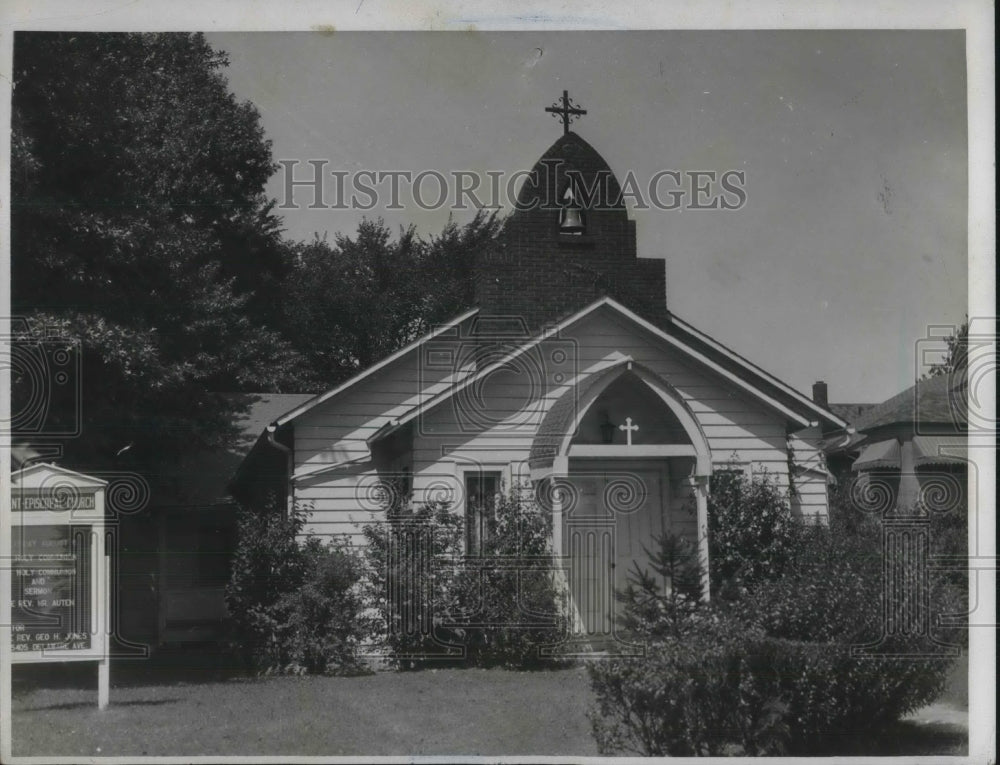1933 Press Photo Episcopal Church of the Advent - Historic Images