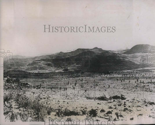 1935 Press Photo View during submission of Tigrai Tribes during Italian advance - Historic Images