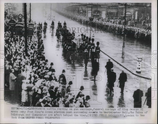 1952 Funeral Cortege of King George VI - Historic Images