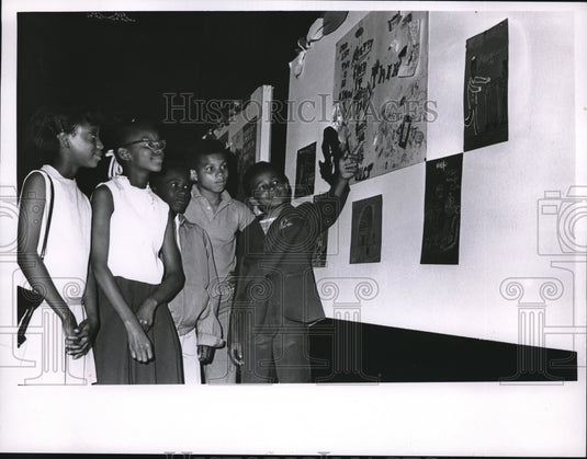 1969 Press Photo Goergia Arnold Daniel Morgan School Norma Hambrick - Historic Images