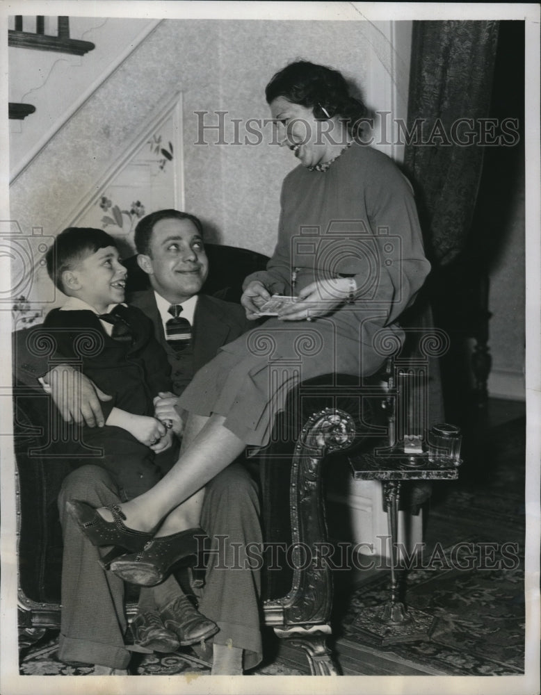 1935 Press Photo The Goldbergs small son Lester-Historic Images