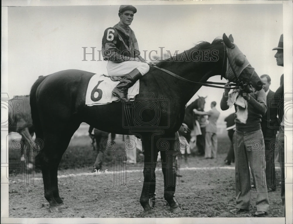 1936 Dark winter and Jockey Knapp-Historic Images