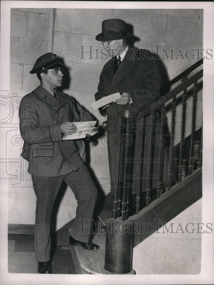 1937 Mailman Joseph Master Angelo with John Mack - Historic Images