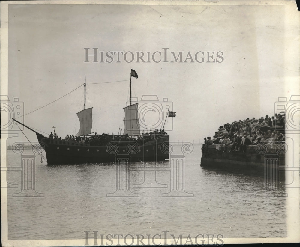 1927 Press Photo Spanish Pageant celebrates Ponce de Leon &quot;The Dolores&quot;-Historic Images