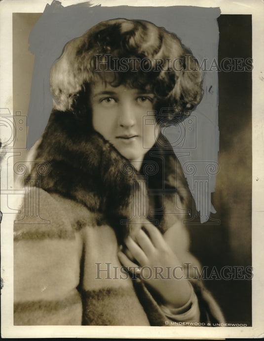 1924 Press Photo Mrs Ella M Beckham Lowther Daughter of Colonel Beckham - Historic Images