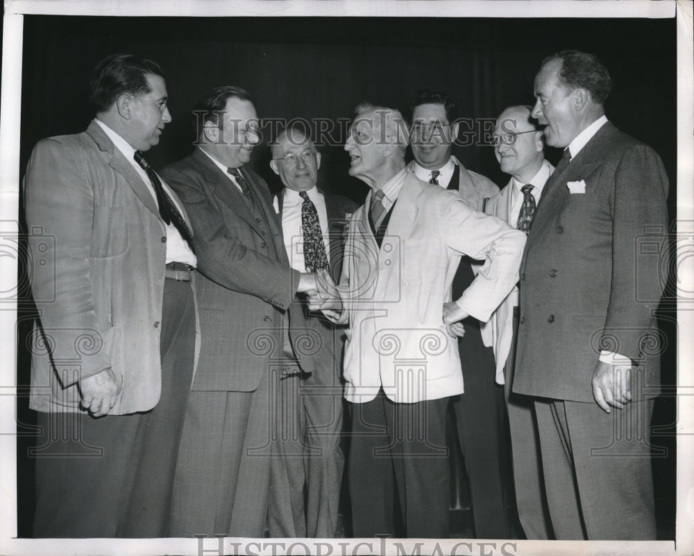 1951 Chicago Board of Trade John Carroll carl Bostrom John McCarthy - Historic Images