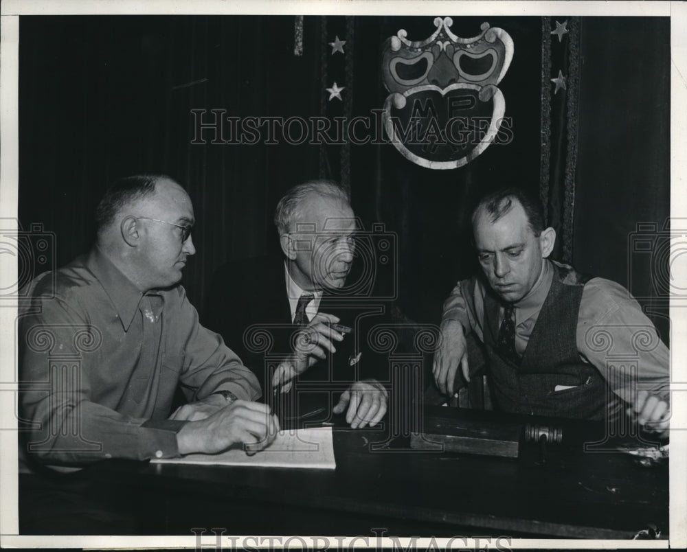 1937 Press Photo Wern Murdock, Charles Lessing W.B. Culen - Historic Images