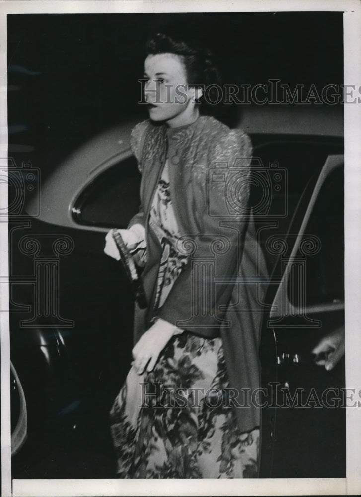 1941 Press Photo Detroit, Mich. Edith McNaughton engaged to Benson Ford-Historic Images