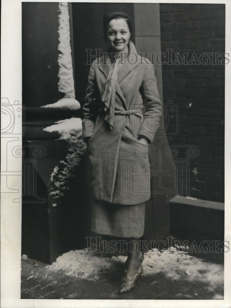 1932 Edith Nsella Philadelphia Yale University Student - Historic Images