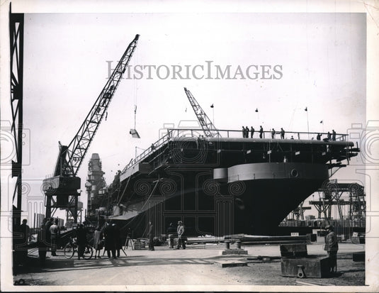 1945 Newport News Shipbuilding & Drydock Company in Virginia-Historic Images