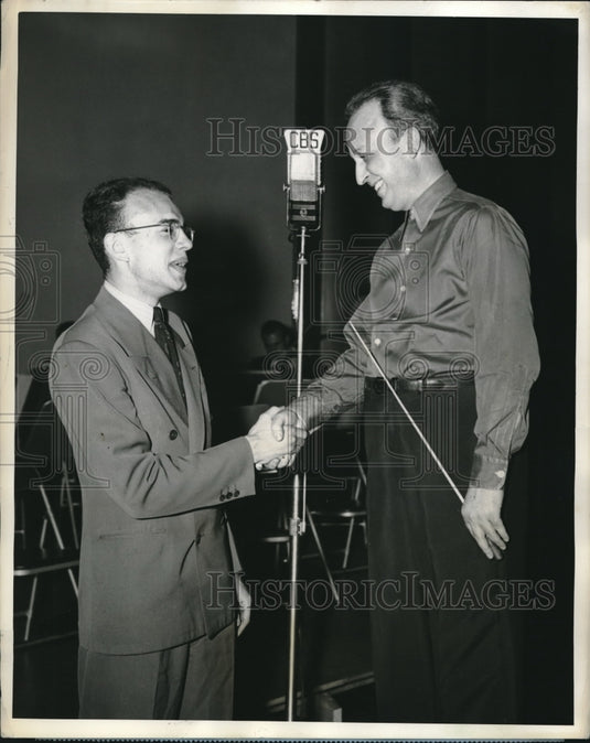 1941 Harold Shapero & conductor Howard Barlow - Historic Images
