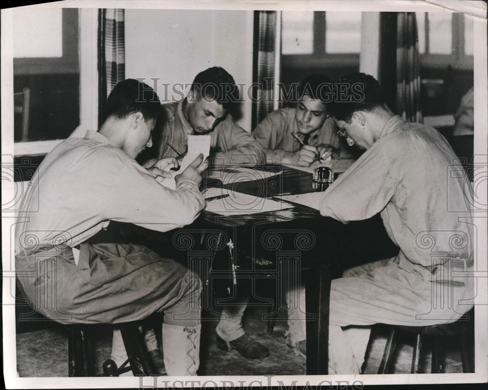 1937 Camp Dix military training in NJ, Anzalone,Errichiello,DeLizia-Historic Images