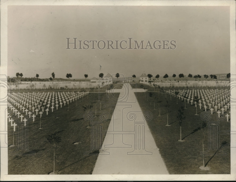 1927 St. Michael American Cemetary french-Historic Images