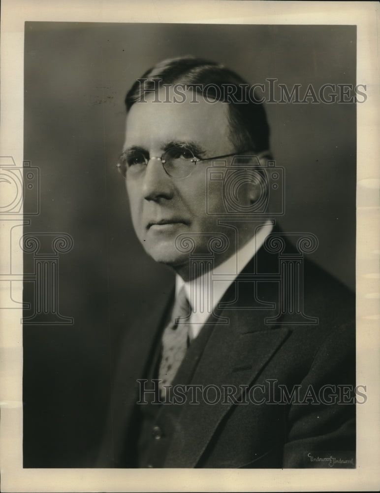 1932 John Schorte Nollen, Fifth President of Grinnell College - Historic Images