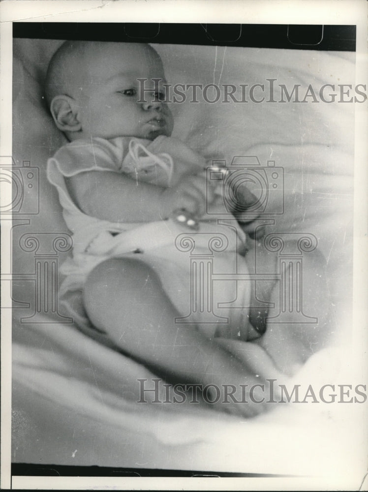 1940 Press Photo Harold Ickes Jr. as a baby - Historic Images