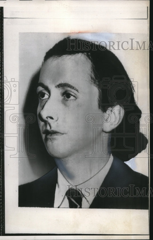 1957 Press Photo Franz Little is described as "a Brilliant Scientist" - Historic Images