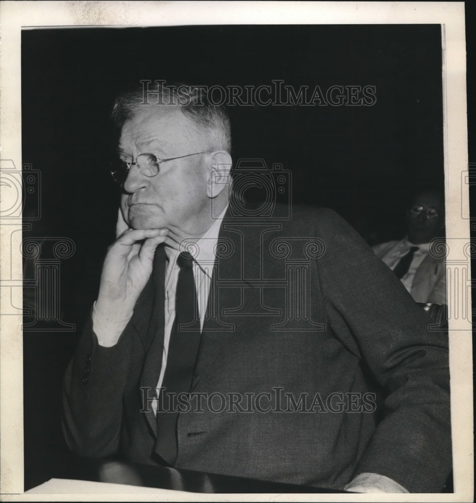 1945 Man Sitting In Chair With Suit &amp; Tie - Historic Images