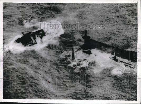 1967 Press Photo Parts of wrecked tanker Torrey Canyon-Historic Images