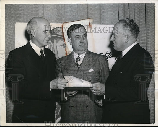 1942 Press Photo John Hickerson, Joseph Keenan, Thomas Hill - neb80835-Historic Images