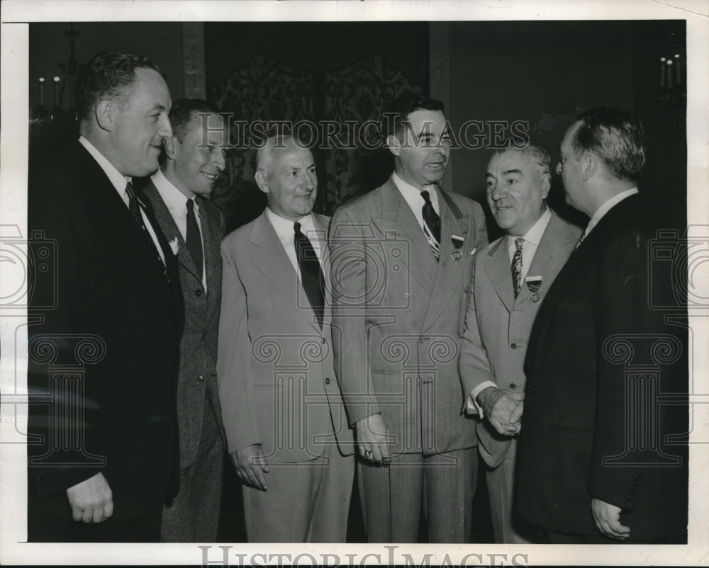 1948 Press Photo Mayors Of Cities In New York-Historic Images