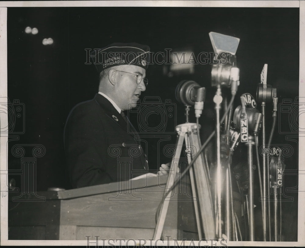 1937 Press Photo National Commander Harry W. Colmery opens the American Legion - Historic Images