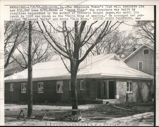 1958 Okaloosa Woman's Club Dedicates Home "Logan Place" - Historic Images