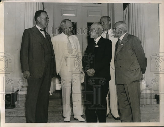 1936 Press Photo Delegates at the third world power conference in Washington DC - Historic Images