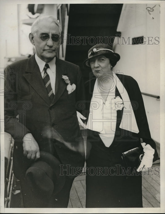 1933 Press Photo Frederick E Murphy Publisher of Minneapolis Tribune & Delegate - Historic Images