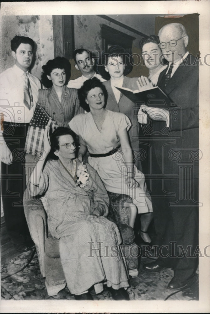 1949 Mrs. Antoinette Blatnick Walter J. LaDuy - Historic Images