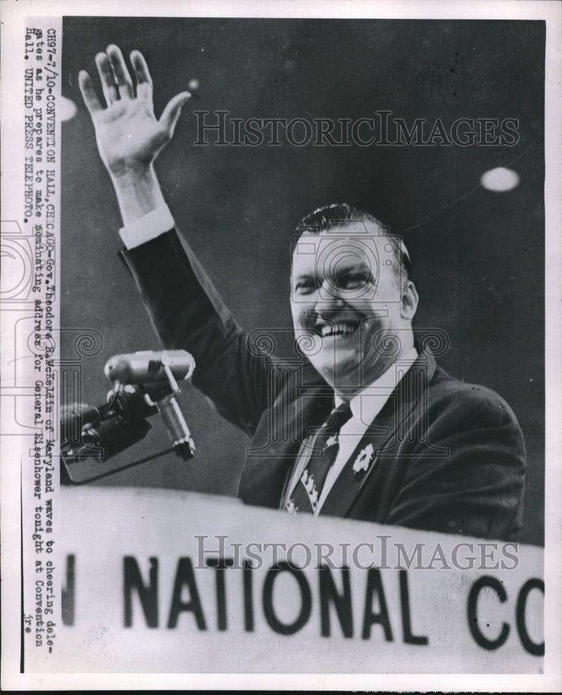 1952 Gov. Theo McKeldin nominates Eisenhower at GOP convention - Historic Images