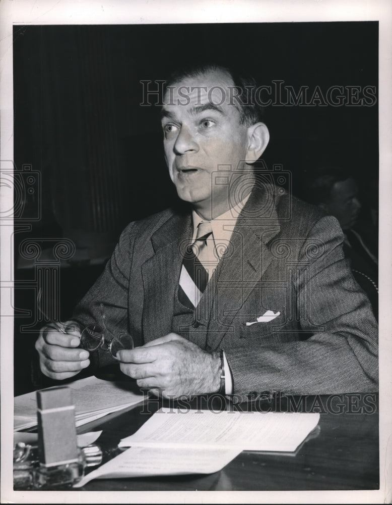 1952 Press Photo Wash.D.c. Rep. John W Fulbright of Ark. - Historic Images