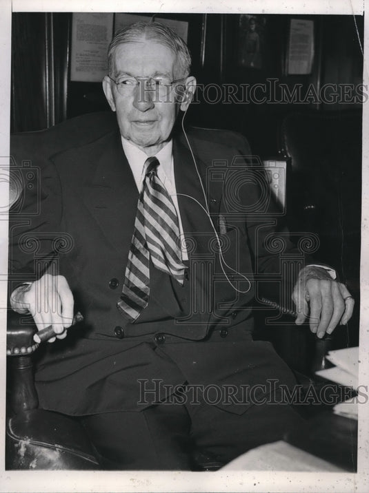 1947 Press Photo Gen. Charles G. Daws Former Vice President United States - Historic Images