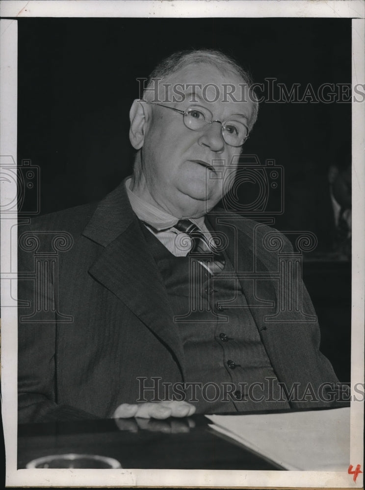 1943 Press Photo Wash.D.C. Former Interior Sec Harold L. Ickes - Historic Images