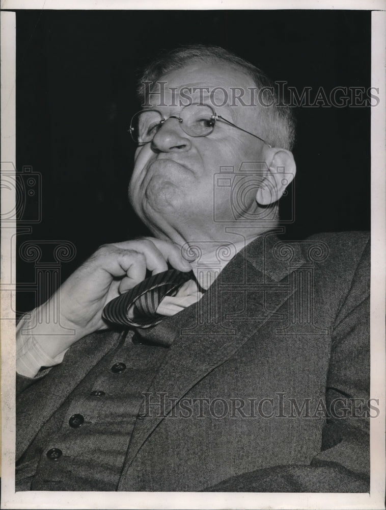 1946 Press Photo Wash.D.C. former Interior Sec. Harold L. Ickes-Historic Images