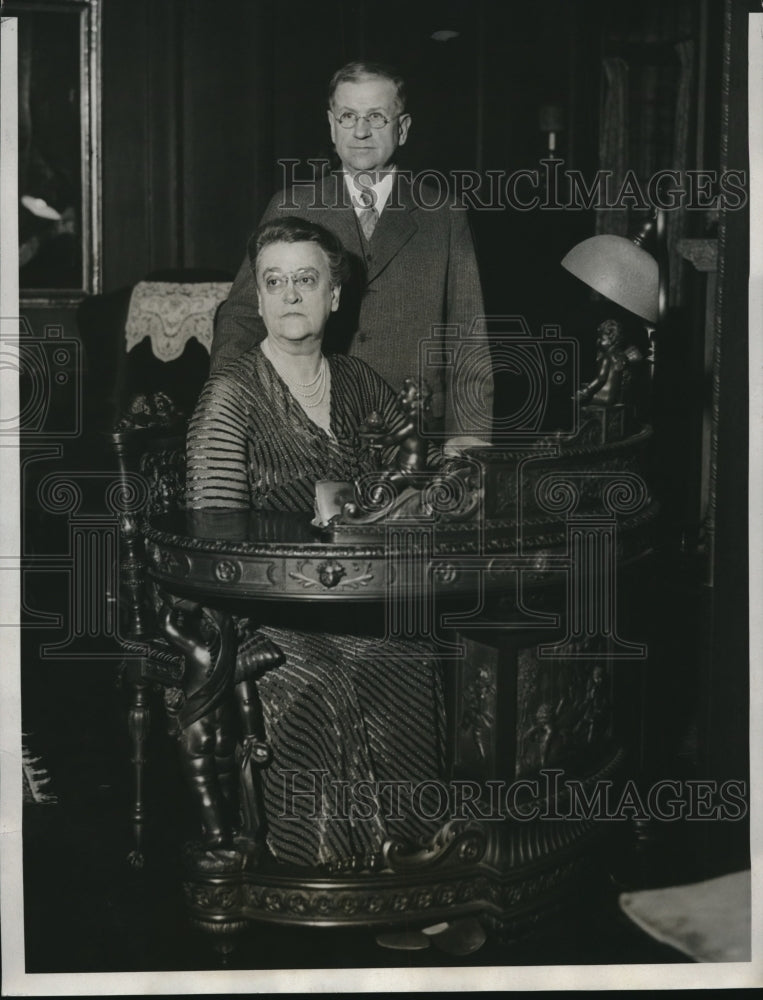 1933 Press Photo Harold Ickes may be Sec Interior Pres-elect Roosevelt cabinet-Historic Images