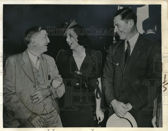 1939 FL Gov. Fred Cone, Mrs. Wm. Vanderbilt, & SC Gov. Maybank - Historic Images
