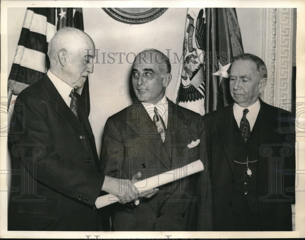 1936 Press Photo Joseph Davies Commissioned as US Ambassador - neb83393 - Historic Images