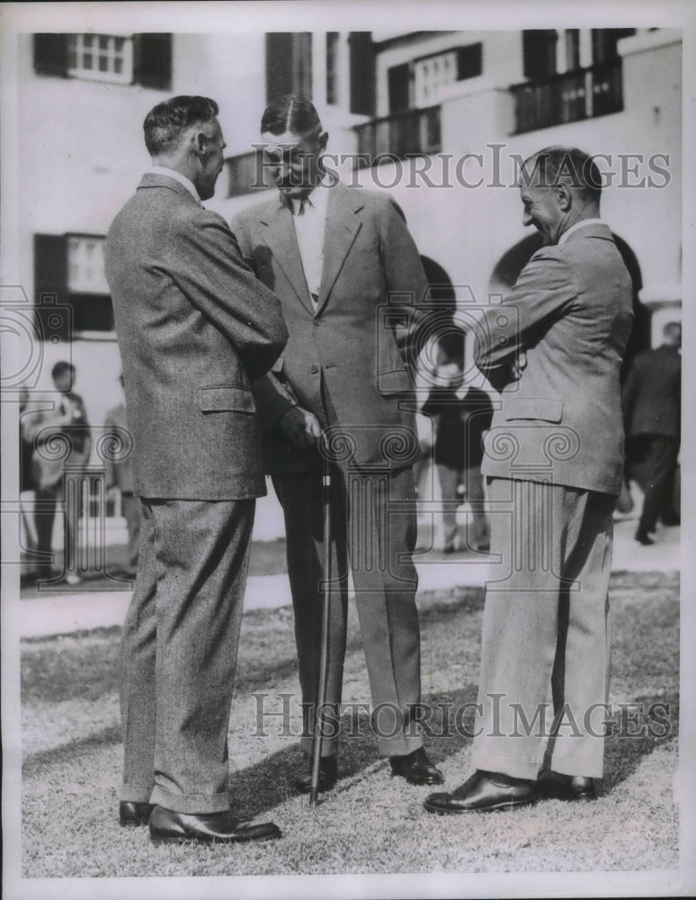 1934 Sir Reginald Drax, Sir thomas Astley Curitt Adm. Best at Yacht - Historic Images