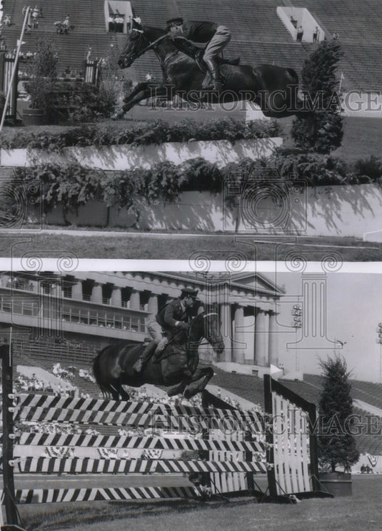 1959 Chicago, Lt Charles Marcelli on Mitai & Lt Jorge Oscar - Historic Images