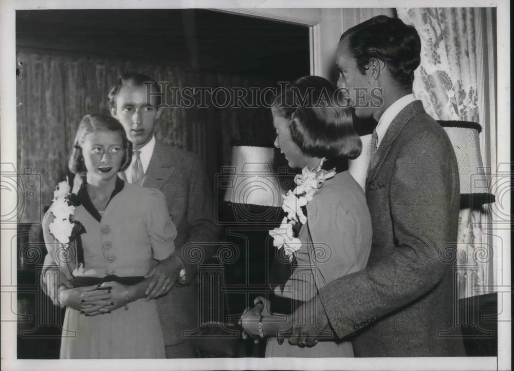 1938 Ann Carroll Meem &amp; Edward McLean Jr announce plan of marriage - Historic Images