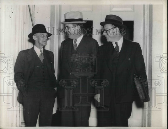 1936 Press Photo Federal Power Officials & Utility Executives at Conference-Historic Images